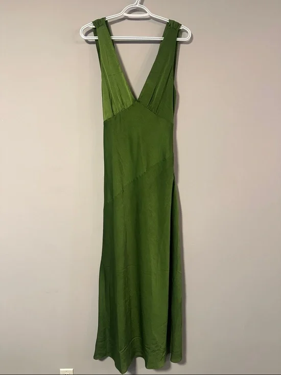 Meshki Nadia Satin Dress with back cowl - Picture 1 of 5